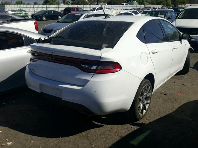 1C3CDFBBXFD173713 - 2015 DODGE DART SXT WHITE photo 4