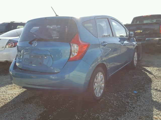 3N1CE2CP2FL379326 - 2015 NISSAN VERSA NOTE BLUE photo 4