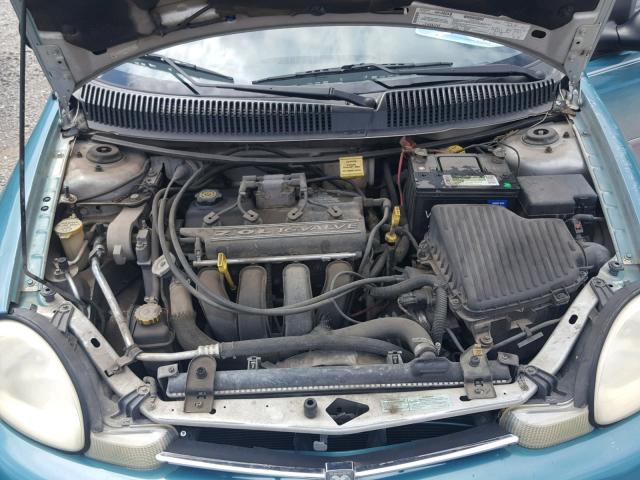 1B3ES46C9YD624264 - 2000 DODGE NEON BASE GREEN photo 7