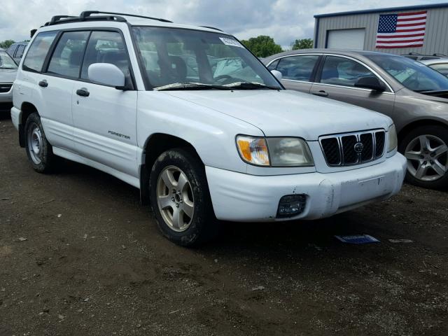 JF1SF65621H712588 - 2001 SUBARU FORESTER S WHITE photo 1
