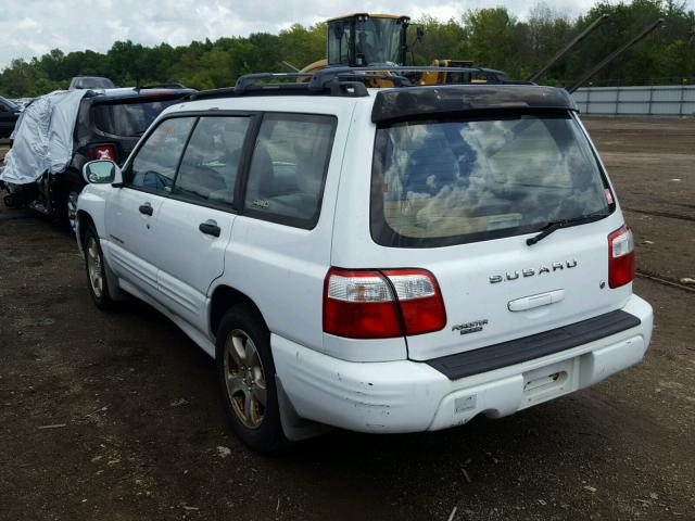 JF1SF65621H712588 - 2001 SUBARU FORESTER S WHITE photo 3