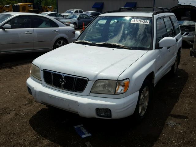 JF1SF65621H712588 - 2001 SUBARU FORESTER S WHITE photo 9