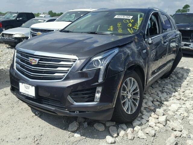 1GYKNCRS0JZ247025 - 2018 CADILLAC XT5 LUXURY CHARCOAL photo 2