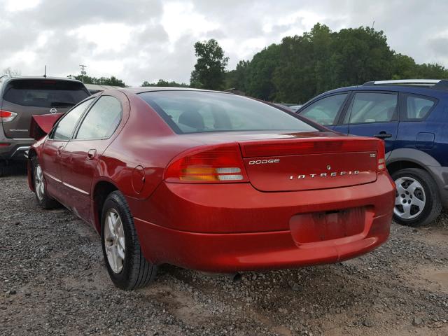 2B3AD46R12H313810 - 2002 DODGE INTREPID S წითელი ფოტო 3