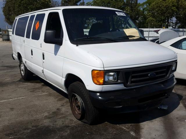 1FB5531LX7DA83098 - 2007 FORD E350 WHITE photo 1