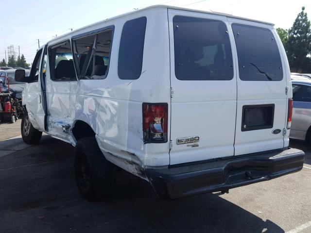 1FB5531LX7DA83098 - 2007 FORD E350 WHITE photo 3