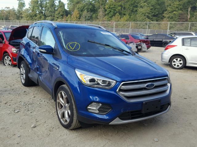 1FMCU9J94HUA46532 - 2017 FORD ESCAPE TIT BLUE photo 1