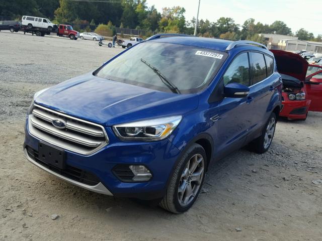 1FMCU9J94HUA46532 - 2017 FORD ESCAPE TIT BLUE photo 2