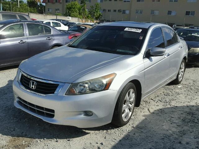 1HGCP36878A033141 - 2008 HONDA ACCORD GRAY photo 2