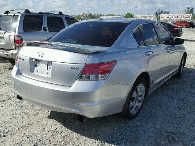 1HGCP36878A033141 - 2008 HONDA ACCORD GRAY photo 4