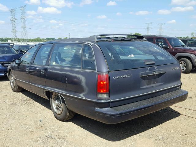 1G1BL83E4MW216595 - 1991 CHEVROLET CAPRICE BLUE photo 3