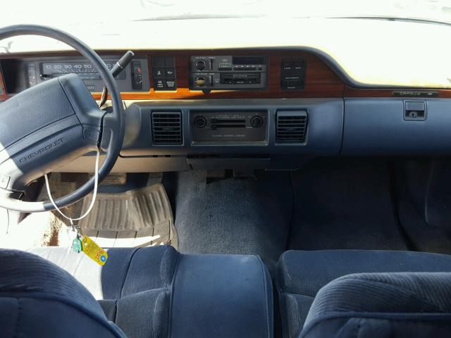 1G1BL83E4MW216595 - 1991 CHEVROLET CAPRICE BLUE photo 9