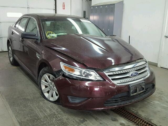 1FAHP2DW7BG102971 - 2011 FORD TAURUS SE BURGUNDY photo 1