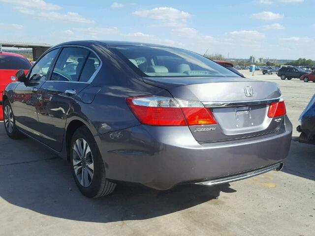 1HGCR2F38EA295545 - 2014 HONDA ACCORD CHARCOAL photo 3