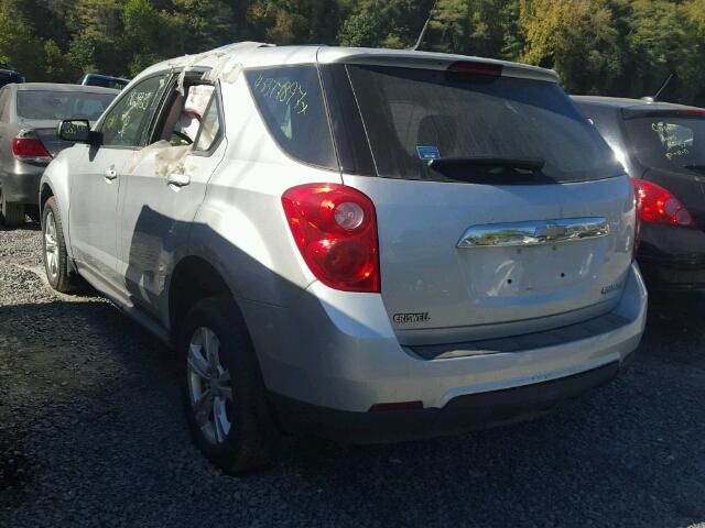 2GNALBEK1C1243642 - 2012 CHEVROLET EQUINOX SILVER photo 3