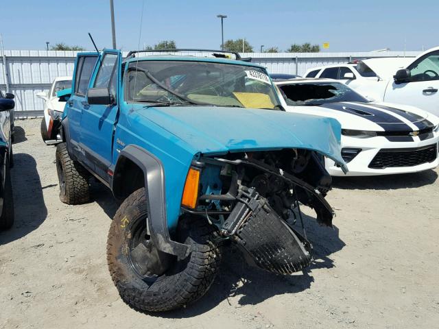 1J4FJ68SXTL170878 - 1996 JEEP CHEROKEE S GREEN photo 1