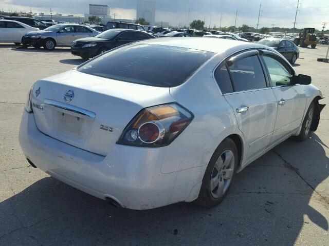 1N4AL21E78N439699 - 2008 NISSAN ALTIMA 2.5 WHITE photo 4