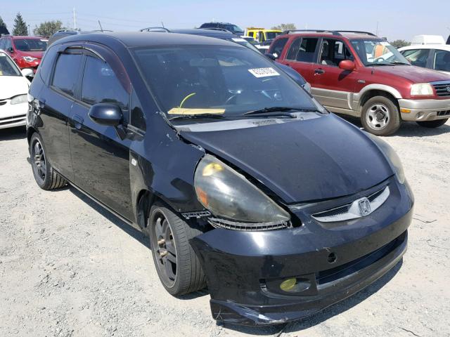 JHMGD376X7S060203 - 2007 HONDA FIT S 黑色 照片 1