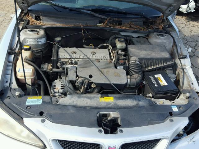 1G2NE52TX1M658743 - 2001 PONTIAC GRAND AM SILVER photo 7