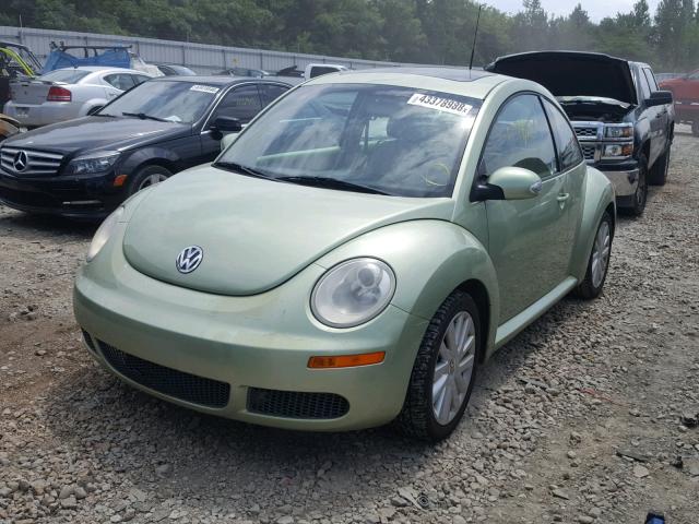 3VWRW31C18M523064 - 2008 VOLKSWAGEN NEW BEETLE GREEN photo 2