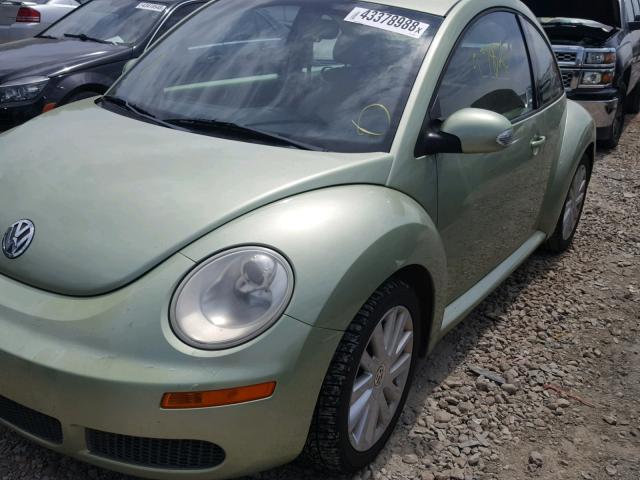 3VWRW31C18M523064 - 2008 VOLKSWAGEN NEW BEETLE GREEN photo 9