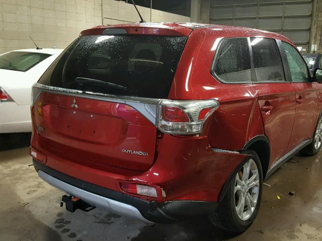 JA4AD3A3XFZ003859 - 2015 MITSUBISHI OUTLANDER RED photo 9