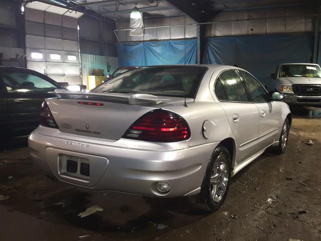 1G2NF52EX4M637183 - 2004 PONTIAC GRAND AM S SILVER photo 4