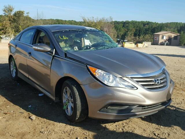 5NPEB4AC4EH945110 - 2014 HYUNDAI SONATA GLS GRAY photo 1