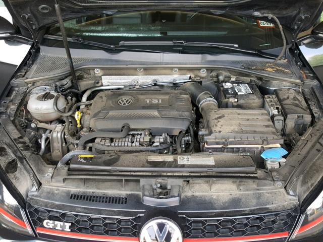 3VW4T7AU6FM007900 - 2015 VOLKSWAGEN GTI GRAY photo 7