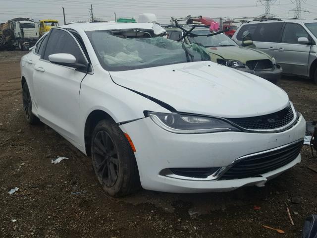 1C3CCCAB2GN105145 - 2016 CHRYSLER 200 LIMITE WHITE photo 1