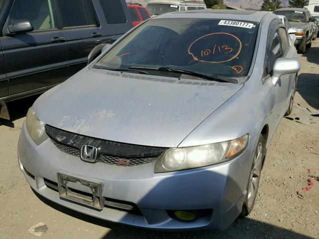 2HGFA555X9H702023 - 2009 HONDA CIVIC SI SILVER photo 2