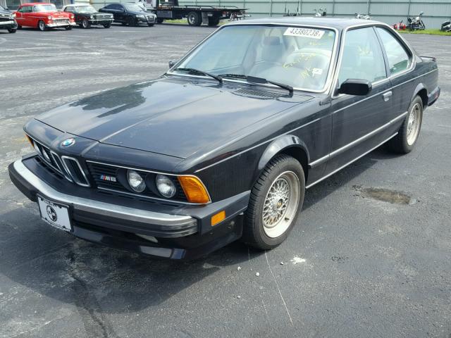 WBAEE1405H2560424 - 1987 BMW M6 BLACK photo 2