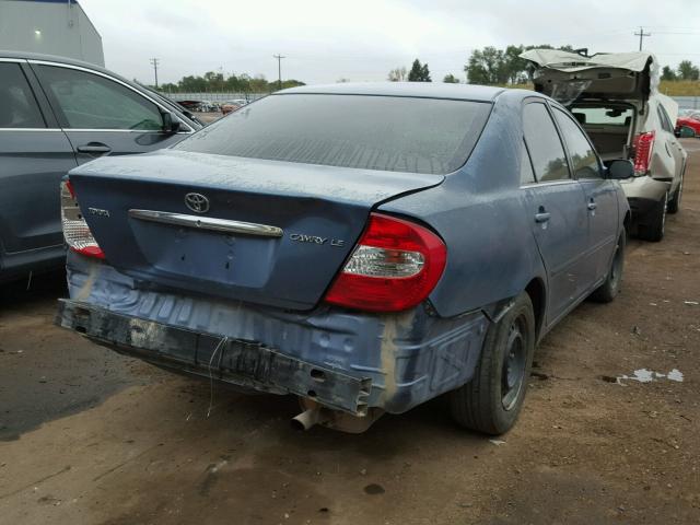 4T1BE32K64U864619 - 2004 TOYOTA CAMRY LE 蓝色 照片 4