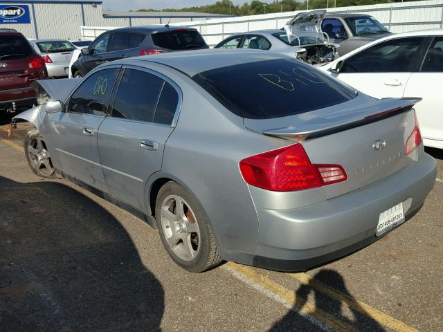 JNKCV51E54M609300 - 2004 INFINITI G35 SILVER photo 3