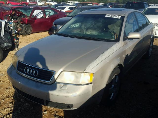 WAUED64BX1N092647 - 2001 AUDI A6 2.7T QU TAN photo 2