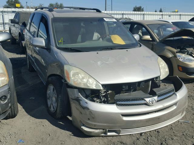 5TDZA22C54S149983 - 2004 TOYOTA SIENNA XLE GRAY photo 1