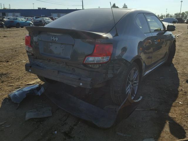JTKJF5C74B3004524 - 2011 TOYOTA SCION TC 灰色 照片 4