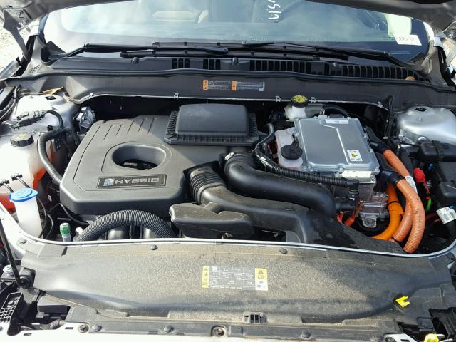 3FA6P0UU5JR122525 - 2018 FORD FUSION S H SILVER photo 7