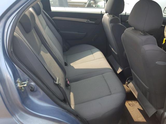 KL1TD56687B159249 - 2007 CHEVROLET AVEO BASE Көк фото 6