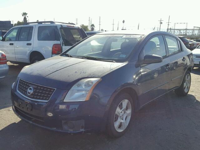 3N1AB61E57L683664 - 2007 NISSAN SENTRA BLUE photo 2