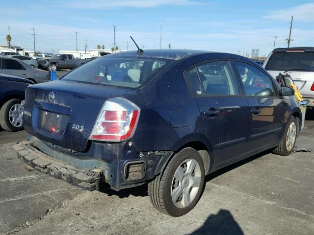 3N1AB61E57L683664 - 2007 NISSAN SENTRA BLUE photo 4