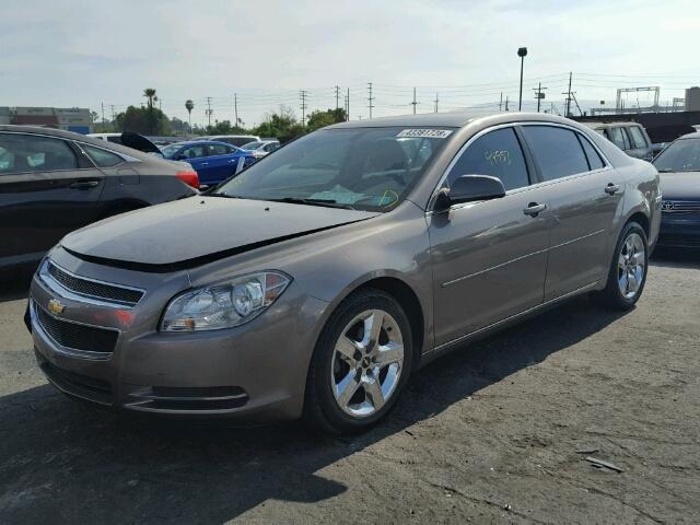 1G1ZC5EB9AF204583 - 2010 CHEVROLET MALIBU 1LT GRAY photo 2