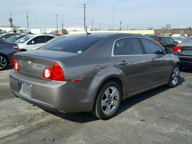 1G1ZC5EB9AF204583 - 2010 CHEVROLET MALIBU 1LT GRAY photo 4