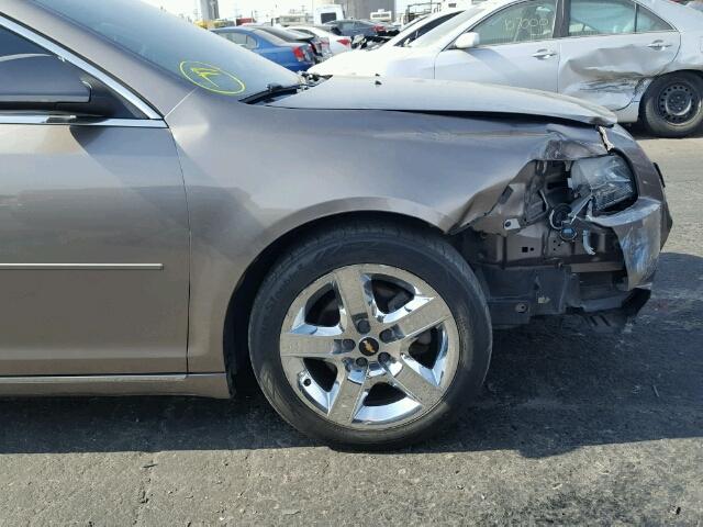 1G1ZC5EB9AF204583 - 2010 CHEVROLET MALIBU 1LT GRAY photo 9