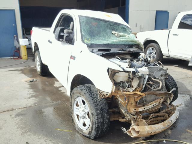 5TFMY5F11DX276305 - 2013 TOYOTA TUNDRA WHITE photo 1