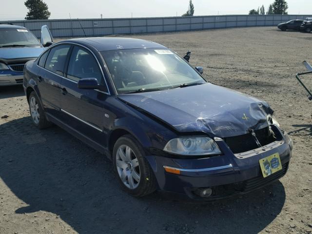 WVWRH63B63P118744 - 2003 VOLKSWAGEN PASSAT GLX BLUE photo 1