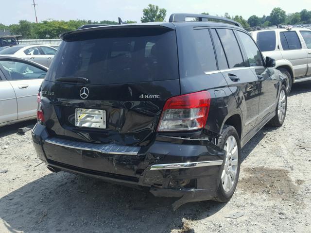 WDCGG8HB2BF653647 - 2011 MERCEDES-BENZ GLK 350 4M BLACK photo 4