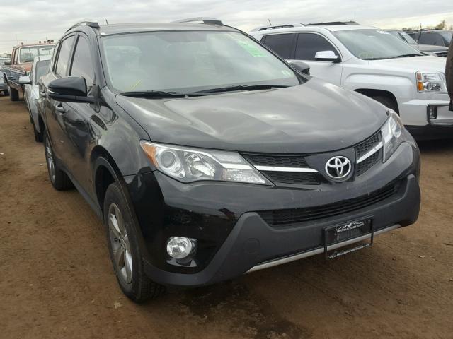 2T3RFREV5FW368189 - 2015 TOYOTA RAV4 XLE BLACK photo 1