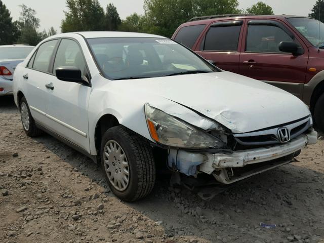 1HGCM561X7A190166 - 2007 HONDA ACCORD VAL WHITE photo 1