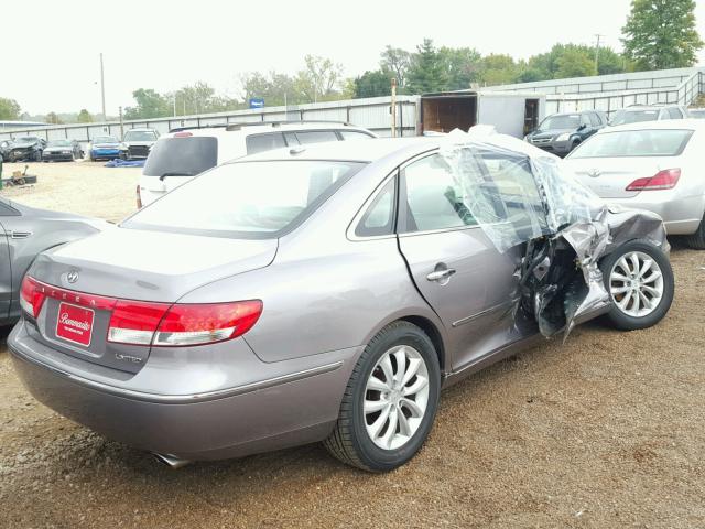 KMHFC46F07A217858 - 2007 HYUNDAI AZERA SE TEAL photo 4